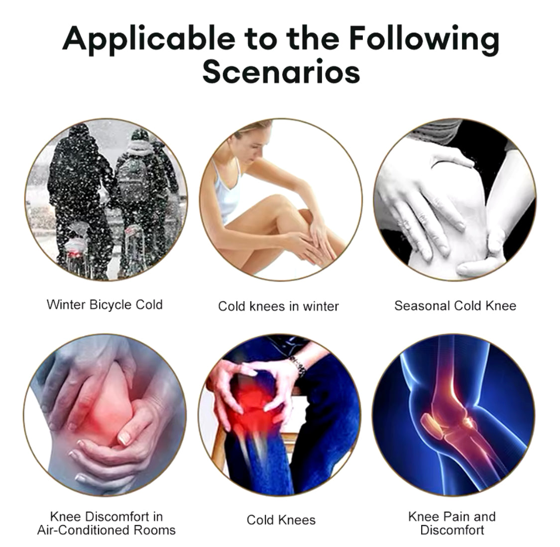 Warm Wool Knee Pads, Cashmere Wool Knee Brace Pads, Elastic Knees Sleeves Support Protector Warm Wool Knee Pads, Cashmere Wool Knee Brace Pads, Elastic Knees Sleeves Support Protector